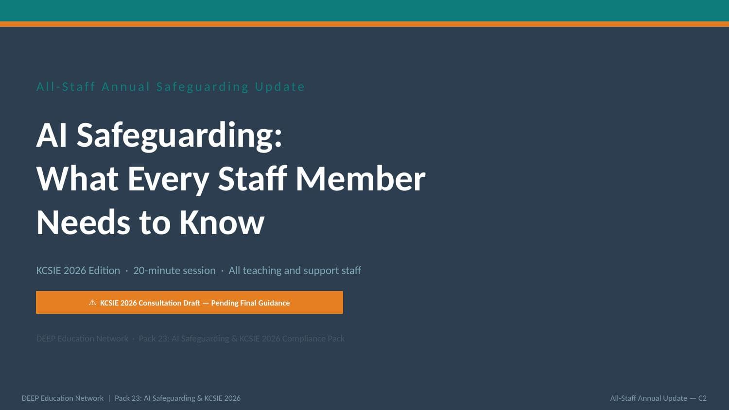 Preview of All-Staff Annual Safeguarding Update