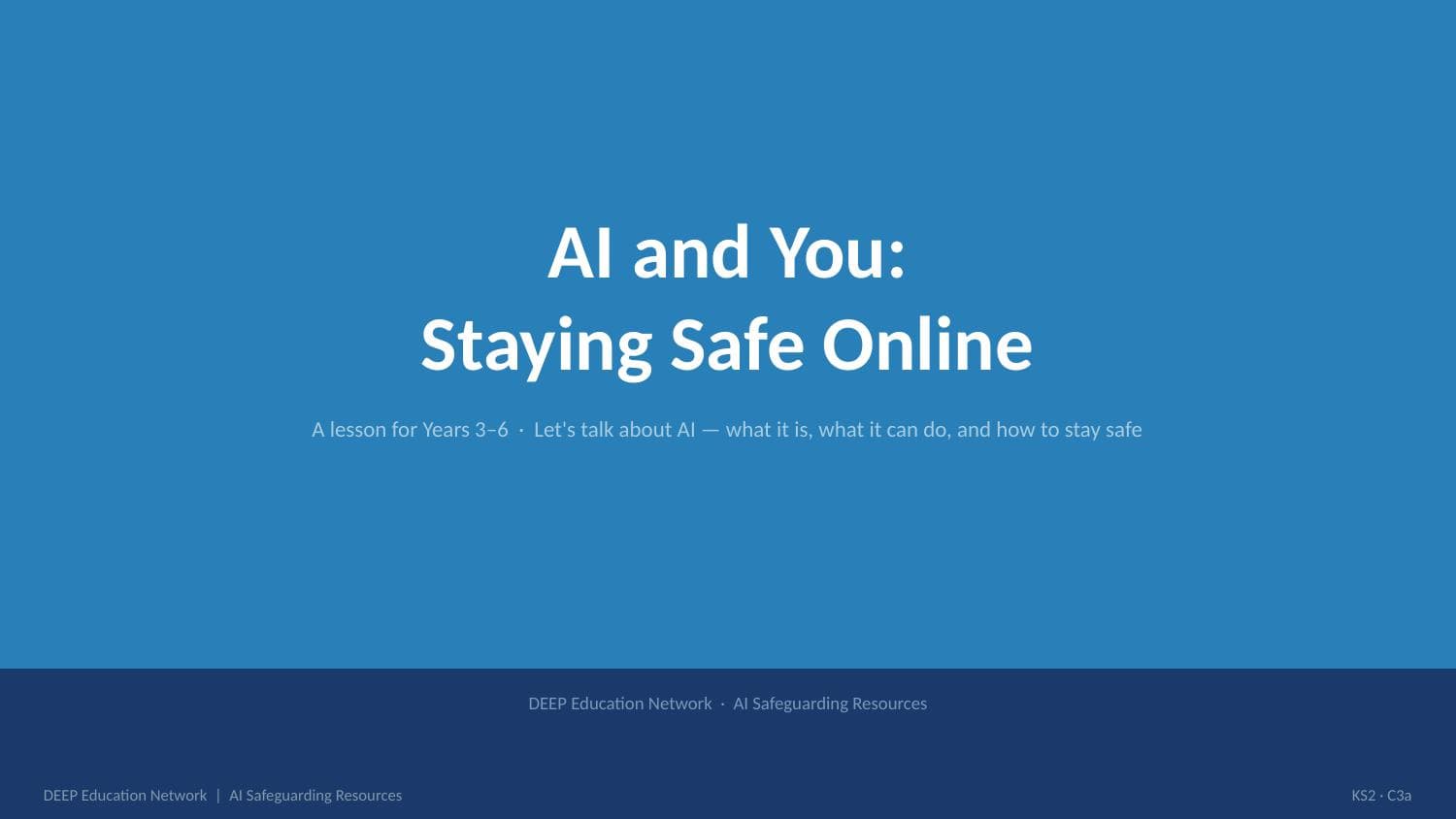Preview of Student Online Safety — KS2