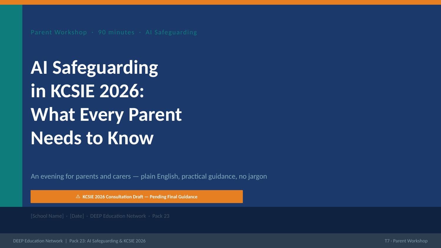 Preview of Parent Workshop Slides